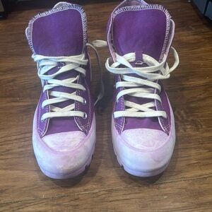 Converse High-Top Sneakers with White Laces